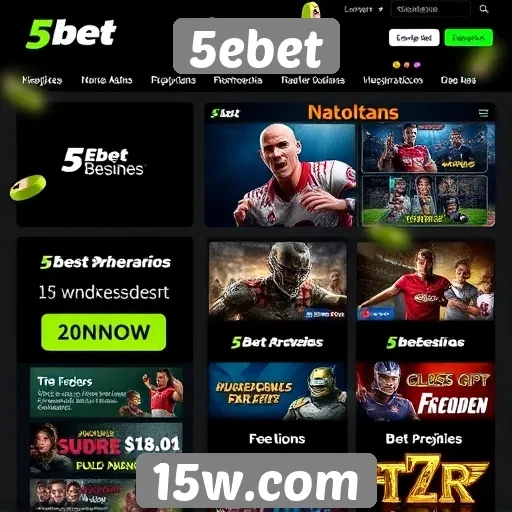Promoções e bônus atraentes no 5ebet